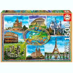 Puzzle de 1500 Piezas de Las 7 Maravillas de Europ