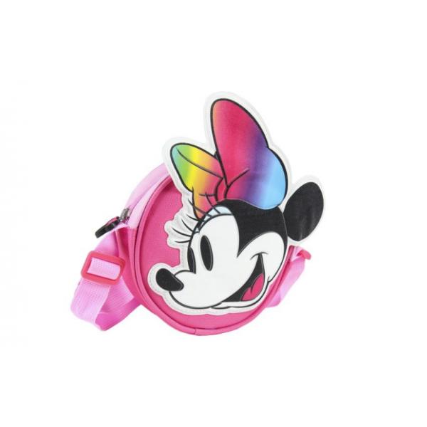 Bolso Bandolera 3D de Minnie Mouse Rosa para Niña