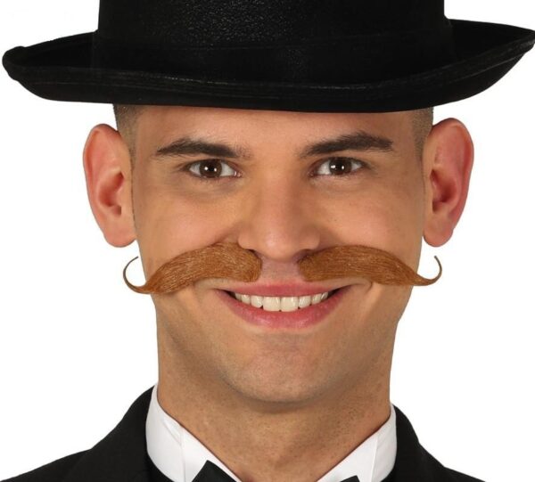 Bigote Bavaro Marrón