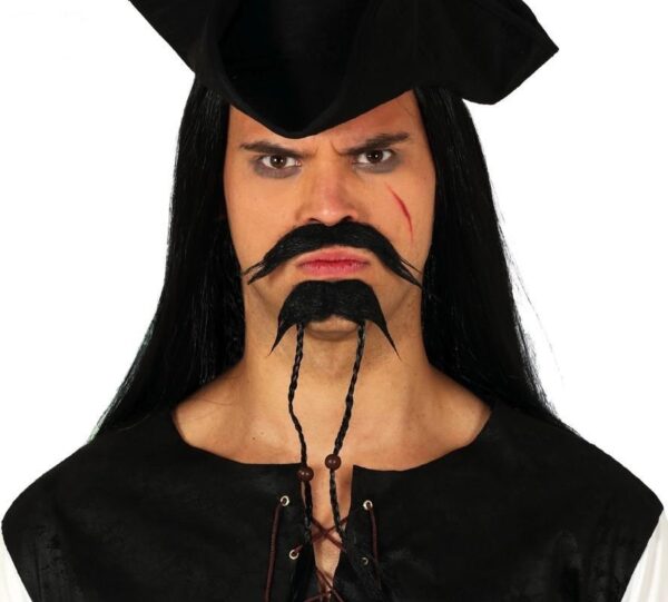 Bigote y Perilla de Pirata