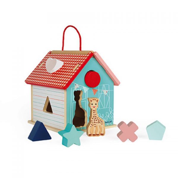 Casa Encajable de Formas de Madera de Sophie