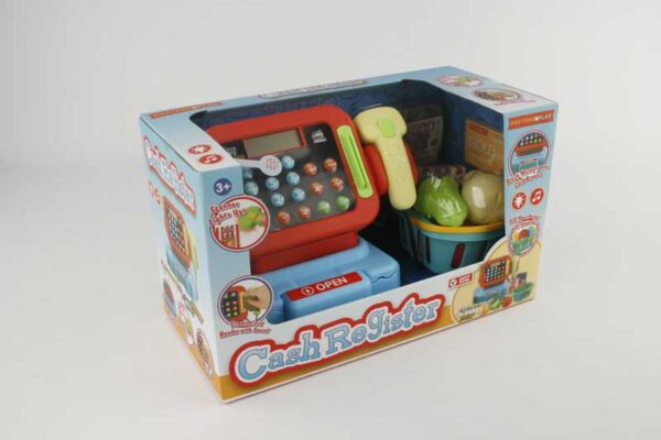 Caja Registradora Roja Luces y Sonidos