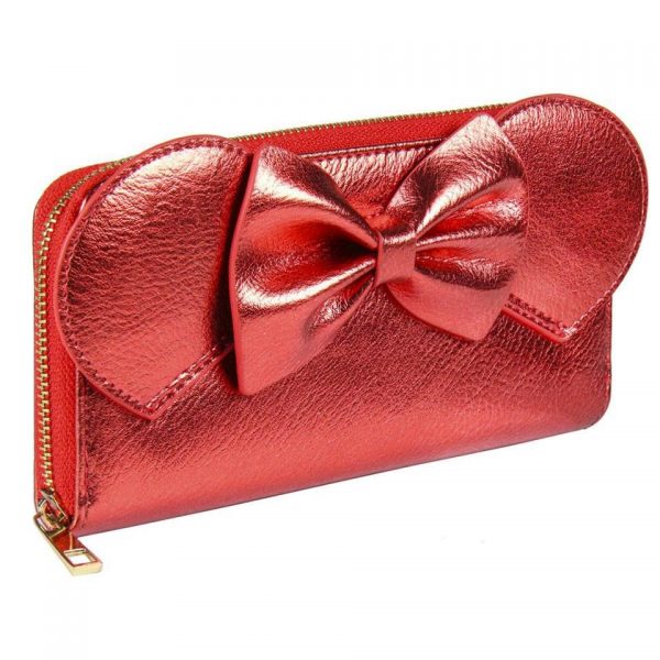 Cartera Tarjetero de Polipiel de Minnie Mouse