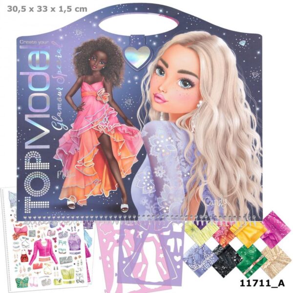 Cuaderno para Colorear Glamour de Topmodel