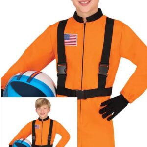 Disfraz de Astronauta Naranja para Niño