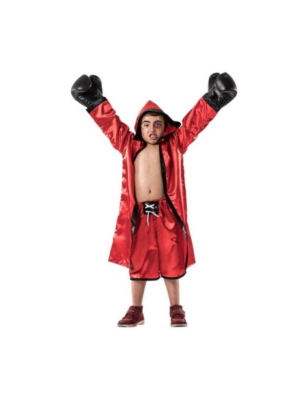 Disfraz de Boxeador Rojo para Niño