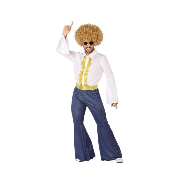 Disfraz de Chico Disco con Camisa para Hombre