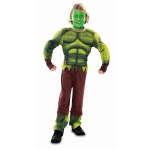 Disfraz de Hombre Fuerte Verde para Niño