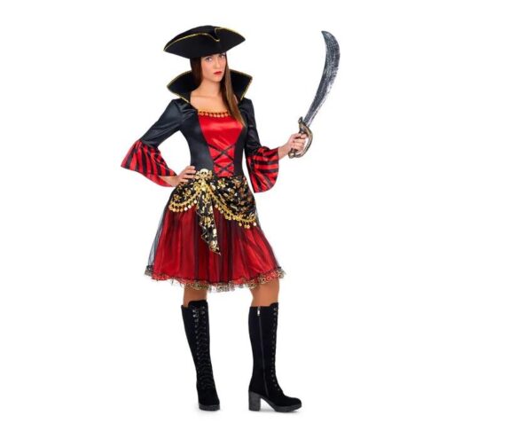 Disfraz de Pirata Deluxe para Mujer