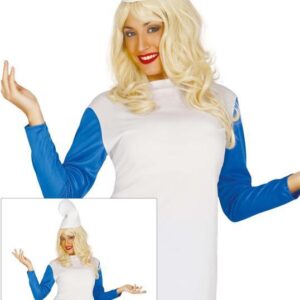 Disfraz de Pitufa Azul para Mujer