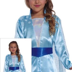 Disfraz de Princesa del Hielo con Capa para Niña