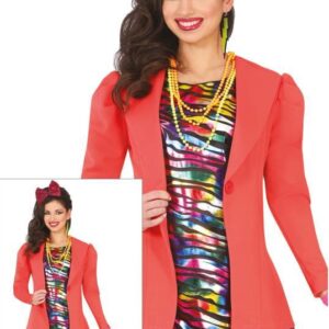 Disfraz de Rainbow 80´s para Mujer