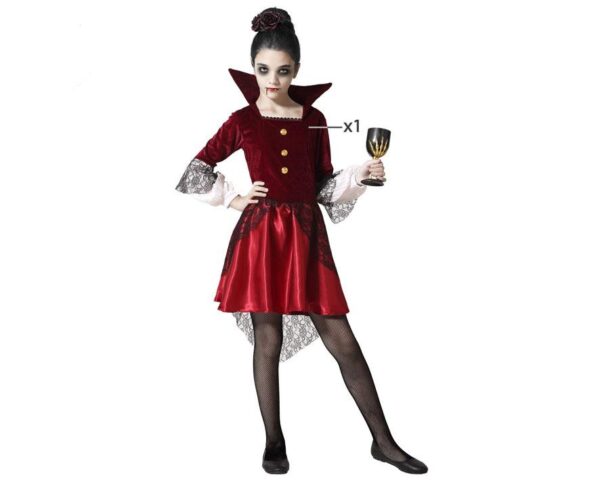 Disfraz de Vampiresa para Niña