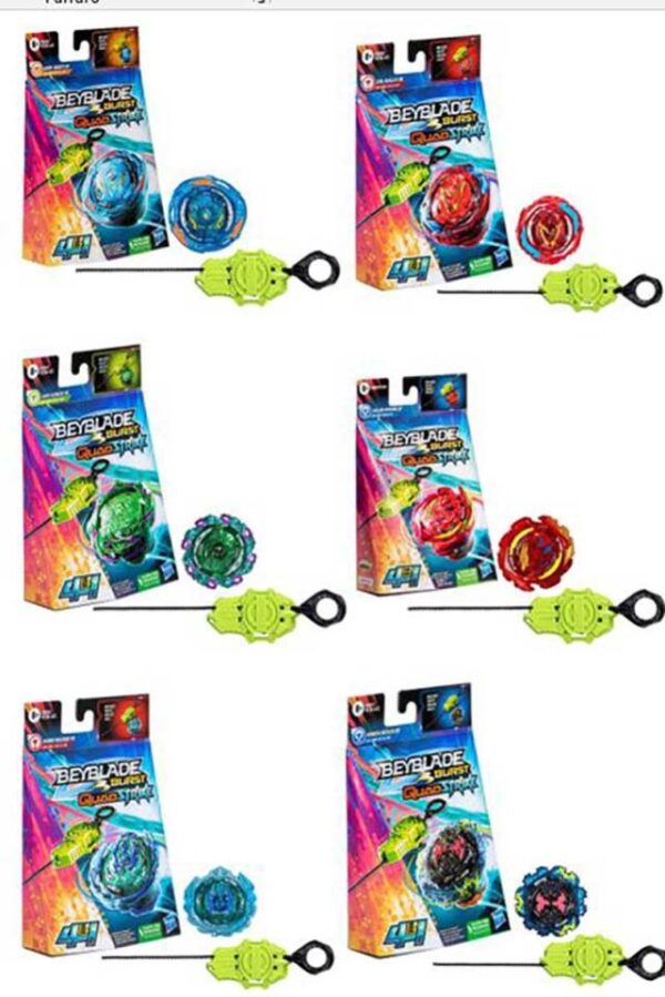 Kit Inicial Beyblade Quadstrike