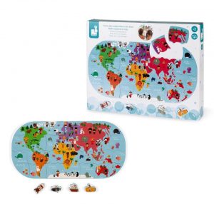 Mapa del Mundo para el Baño