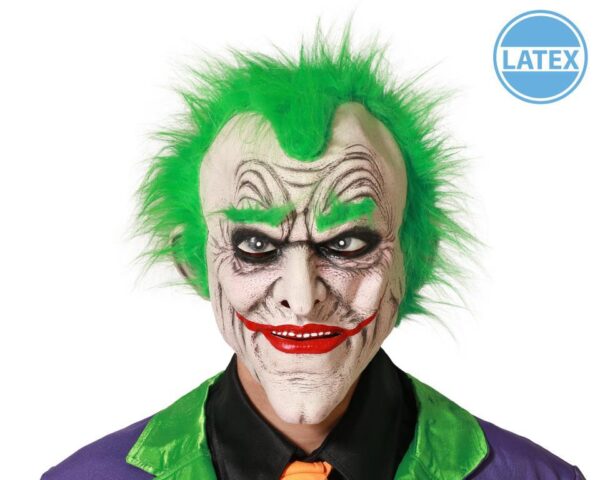 Máscara Payaso Pelo Verde