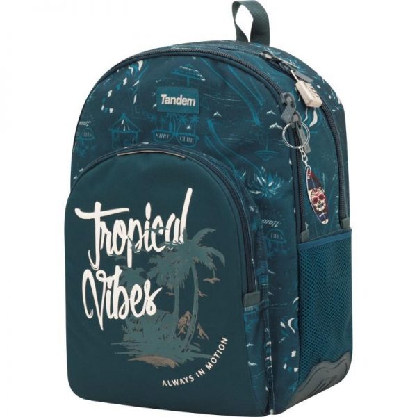Mochila Grande 3 Cremalleras Modelo Tandem Vibes