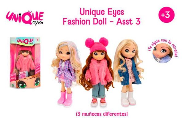 Muñeca Unique Eyes Ojos Mágicos