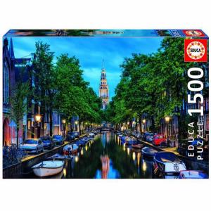 Puzzle de 1500 Piezas de Oscureciendo en el Canal