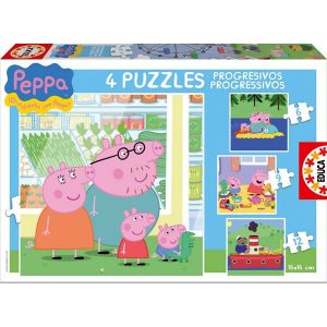 Puzzle Progresivo de Peppa Pig