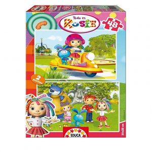 Puzzle Todo es Rosie 2 x 48 Piezas