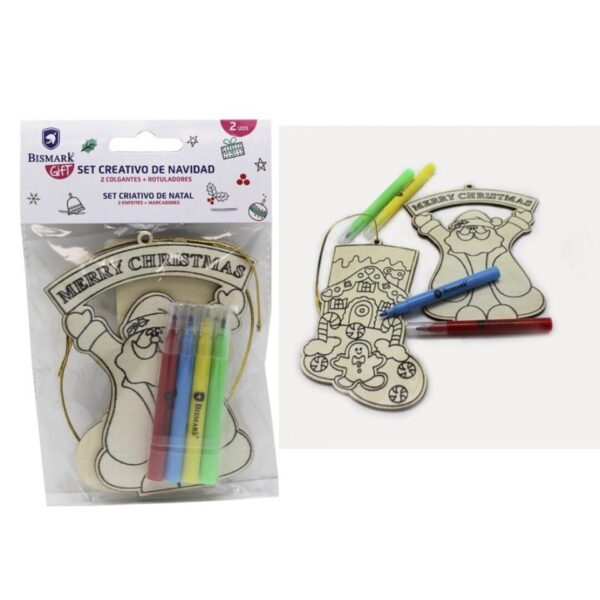 Set Creativo de Navidad con Rotuladores
