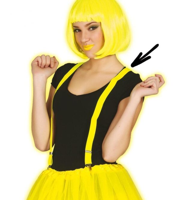 Tirantes Amarillo Neon